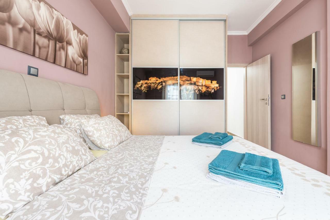 Appartamento di 55 m² con 1 camera Atene Esterno foto